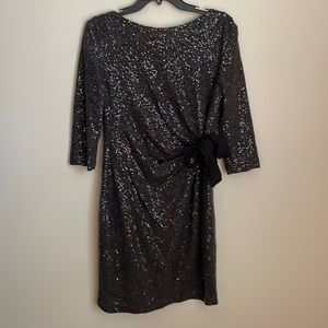 Beautiful gray/black sequined dress